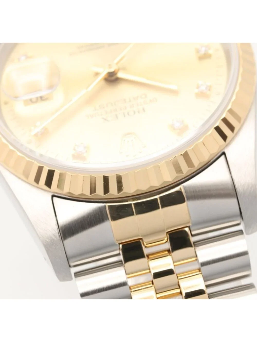 Rolex Watch Datejust Diamond 18k Stainless Steel